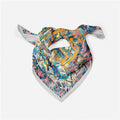 Tropical Jungle Silk Scarf - DippedShop Wholesale - #7027