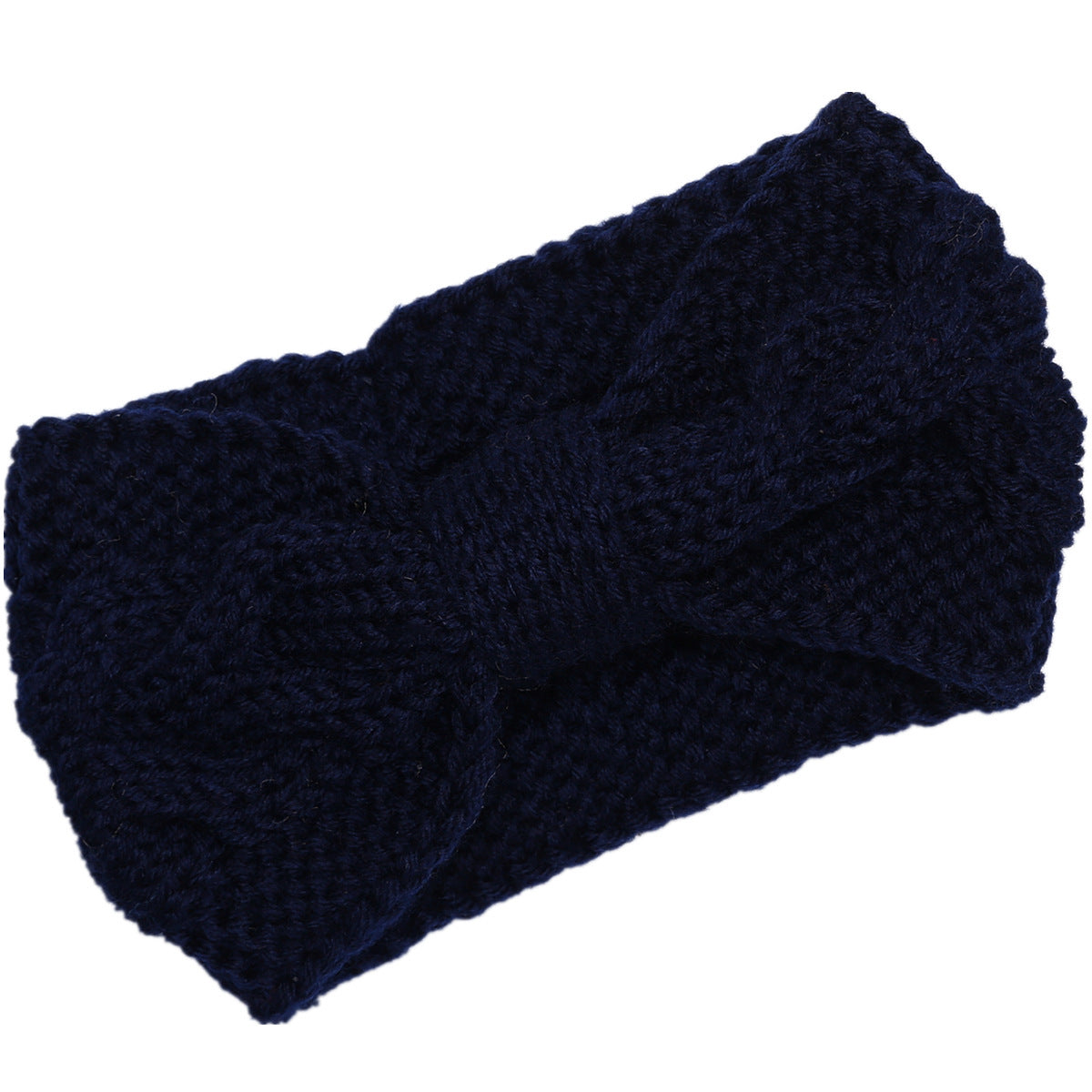 Bowknot Cable Knit Turban Headband - DippedShop Wholesale - #3555