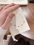 Stylish Gold Plated Diamond Chain Bracelets 6W6JBR482