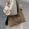 Leopard Print Shoulder Bag - DippedShop Wholesale - #8579