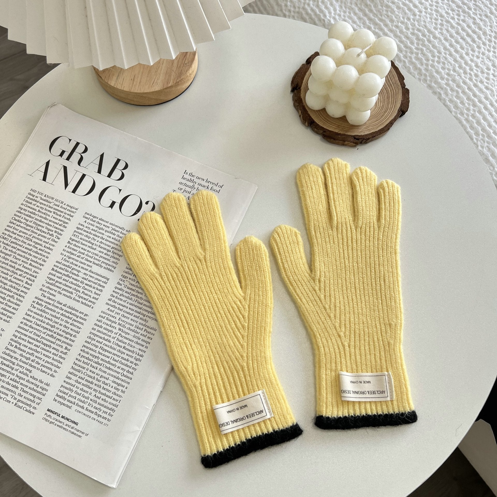 Touch Screen Knit Gloves - DippedShop Wholesale - #3843