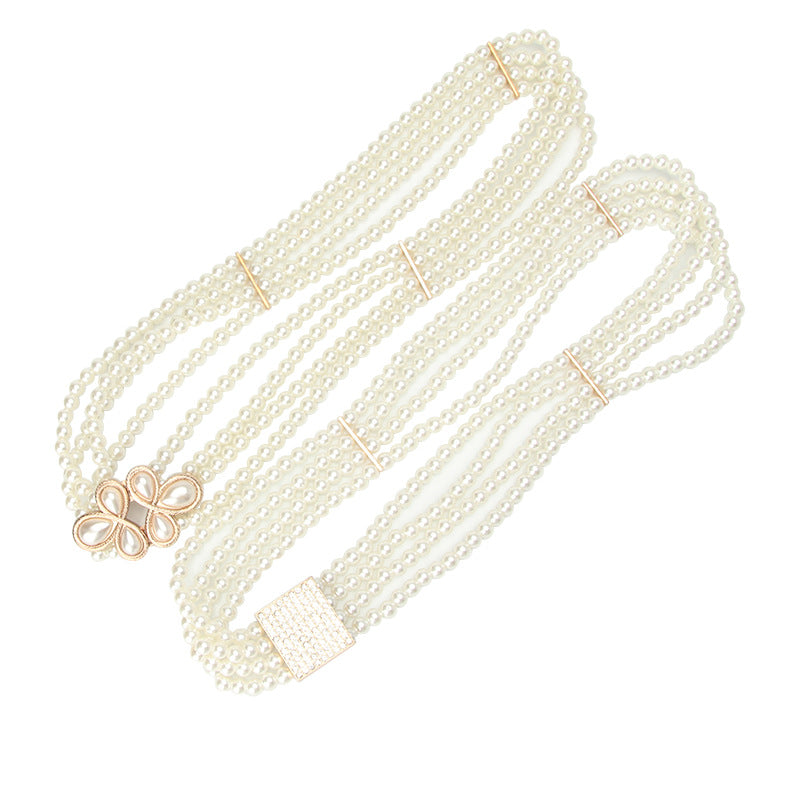 Minimalist Pearl Beaded Rhines - DippedShop Wholesale - #4147