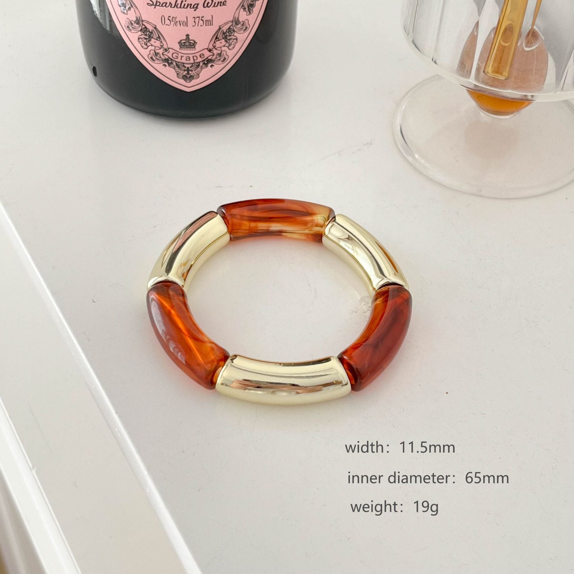 Chunky Resin Geometric Stackab - DippedShop Wholesale - #1731