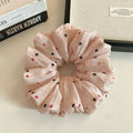 Pink Polka Dot Scrunchie - DippedShop Wholesale - #7123