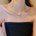 Elegant Multi Layer Copper Ball Pendant Necklace 6W6JNC939