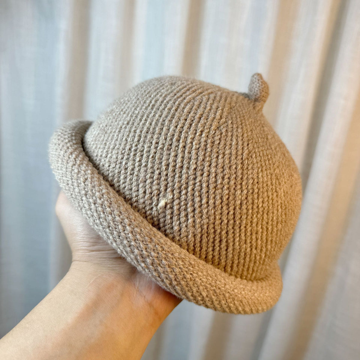 Rolled Cuff Knit Beanie - DippedShop Wholesale - #4115