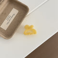 Simple Solid Color Hollow Mini Hair Claw 6W6HCP1286