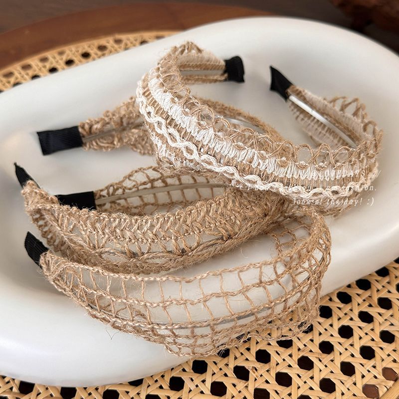 Hollow Out Handmade String Wide Headbands DP25B885