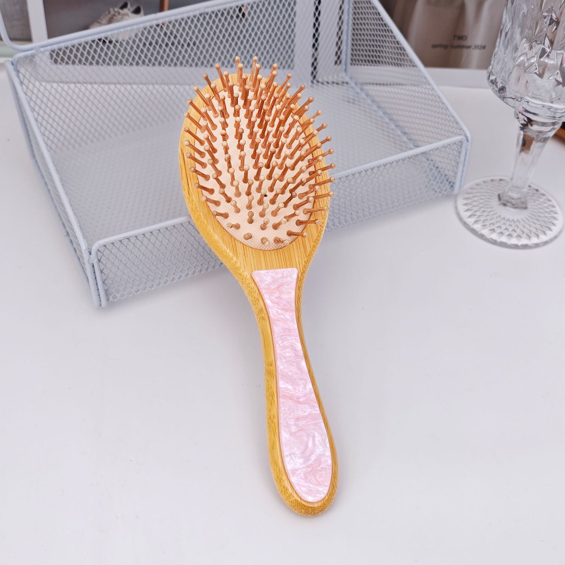 Square Wooden Massage Air Cushion Combs MK2PPM6CT5CB35