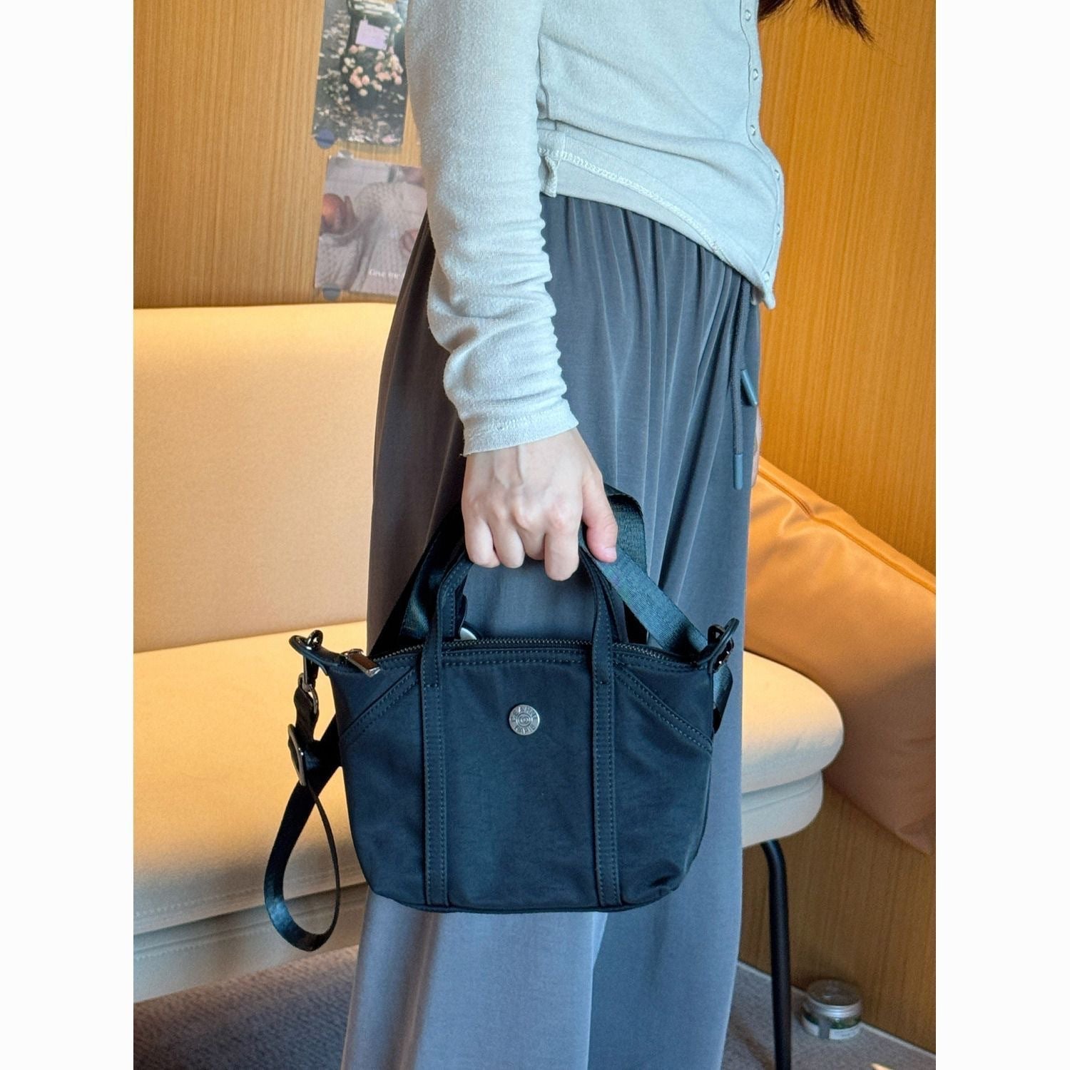Mini Solid Color Lightweight Tote Bag 6W10BBG1347