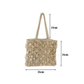 Crochet Hollow Out Shoulder Bag - DippedShop Wholesale - #8579