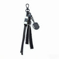 Handmade Beaded Rope Badminton Racket Keychain 6W10BBC430