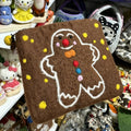Handmade Wool Felt Santa Claus Coin Purse 6W10BWB194
