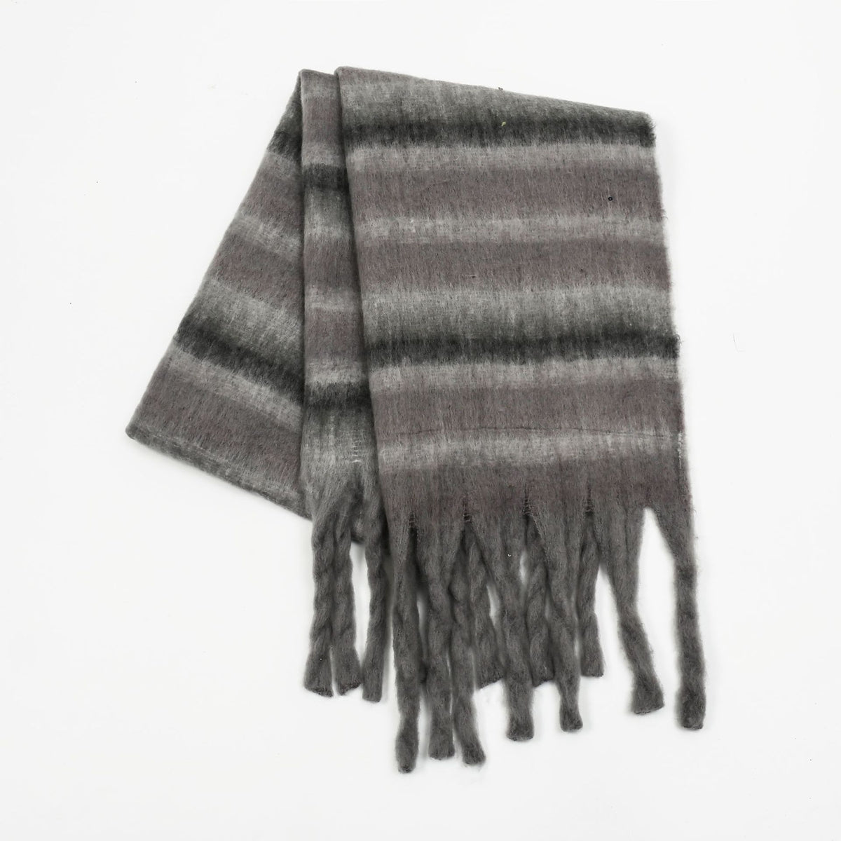 Plush Color Block Scarf - DippedShop Wholesale - #1299
