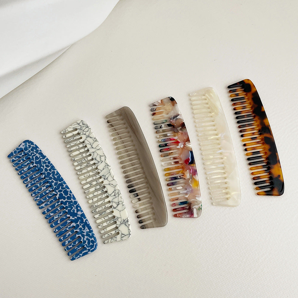 Simple Mini Portable Acrylic Hair Comb DP25E691