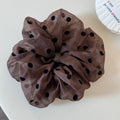 Trendy Polka Dots Print Organza Scrunchies 6W6HSR347
