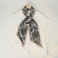 Striped Silk Scarf - DippedShop Wholesale - #6659