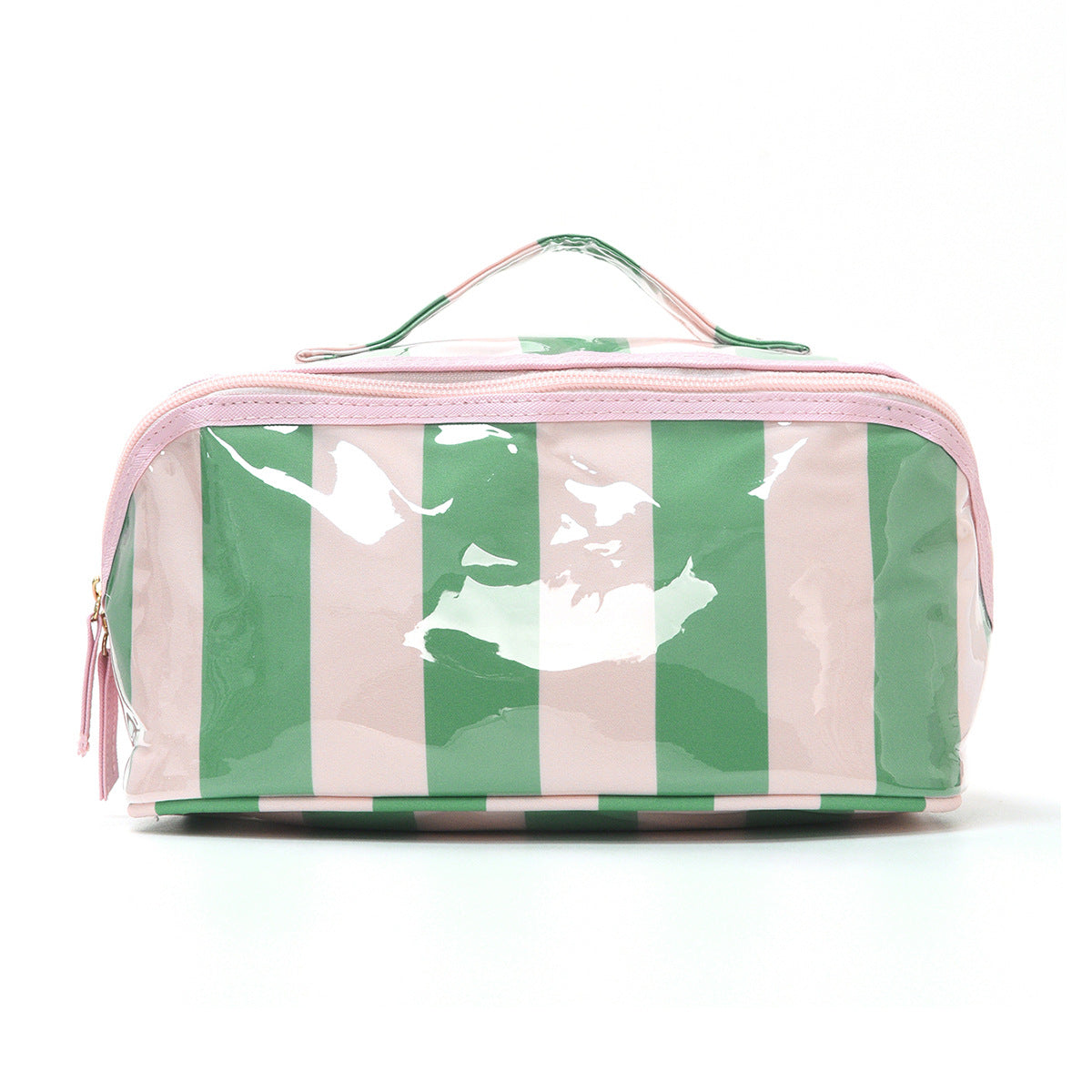 Stylish Striped Waterproof PVC Cosmetic Bag MK2BLW6C5CO21