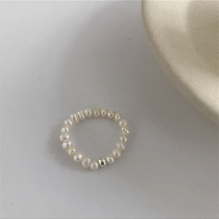 Cross Band Bead Ring - DippedShop Wholesale - #9651