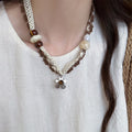 Boho Beaded Lace Necklace - DippedShop Wholesale - #6387