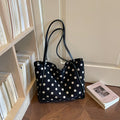 Large Polka Dot Tote Bag - DippedShop Wholesale - #5315