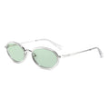Polarized Metal Oval Sunglasses - DippedShop Wholesale - #6147