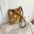 Sweet Star Embroidery Mini Crossbody Phone Bag 6W10BBG2370