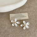 Floral Stud Earrings - DippedShop Wholesale - #6099