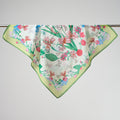 Flower Print Square Scarf - DippedShop Wholesale - #5683