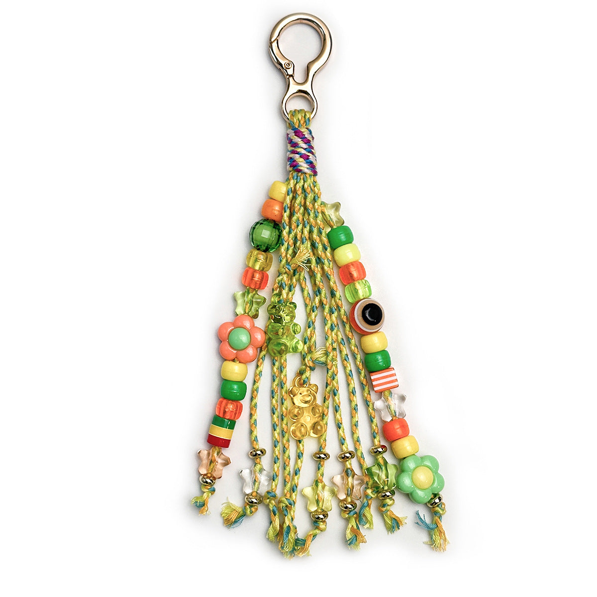 Beaded Rope Keychain Charm - DippedShop Wholesale - #0819