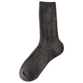 Simple Cable Knit Wool Blend Warm Crew Socks 6W8FSO540