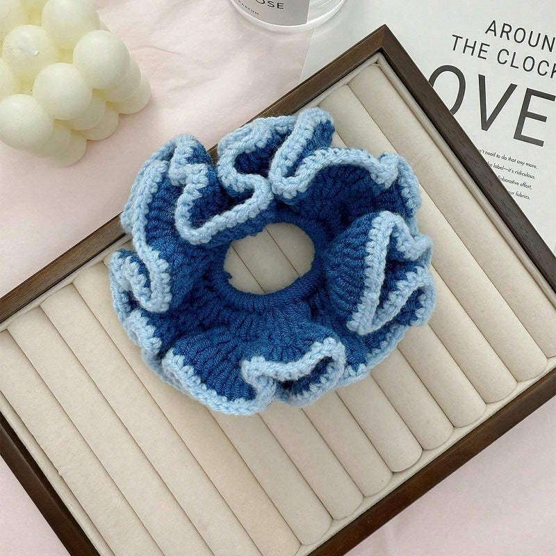 Sweet Handmade Crochet High Elastic Scrunchies 6W6HSR519