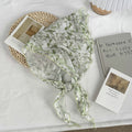 Fashion Leaf Print Waist Belt Silk Scarf MK2BLW6W6NSI53