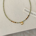 Crystal Heart Beaded Choker - DippedShop Wholesale - #3411