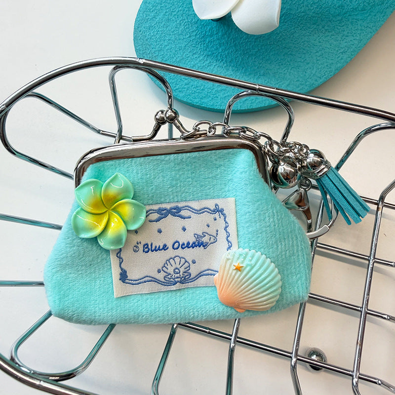 Velvet Starfish Coin Purse - DippedShop Wholesale - #5939
