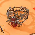 Halloween Spider Rhinestone Bracelet - DippedShop Wholesale - #5363