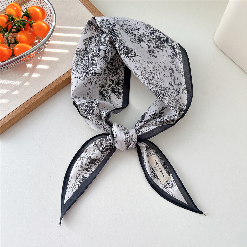 Fashion Polka Dot Versatile Neckerchief Head Scarf MK2BW6W6NSI11