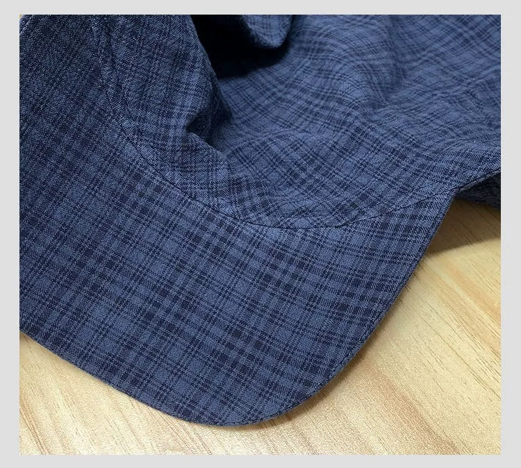 Vintage Plaid Tie Sun-proof Breathable Bandana Cap MK2COW6W6HAT217