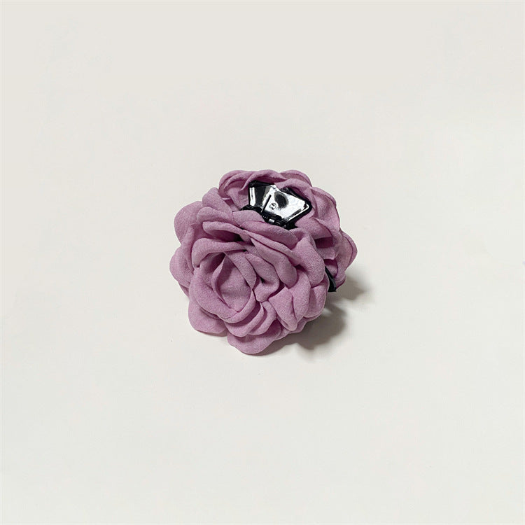 Cute Hawaiian Rose Flower Hair Claw Clip 6W6HCP1251