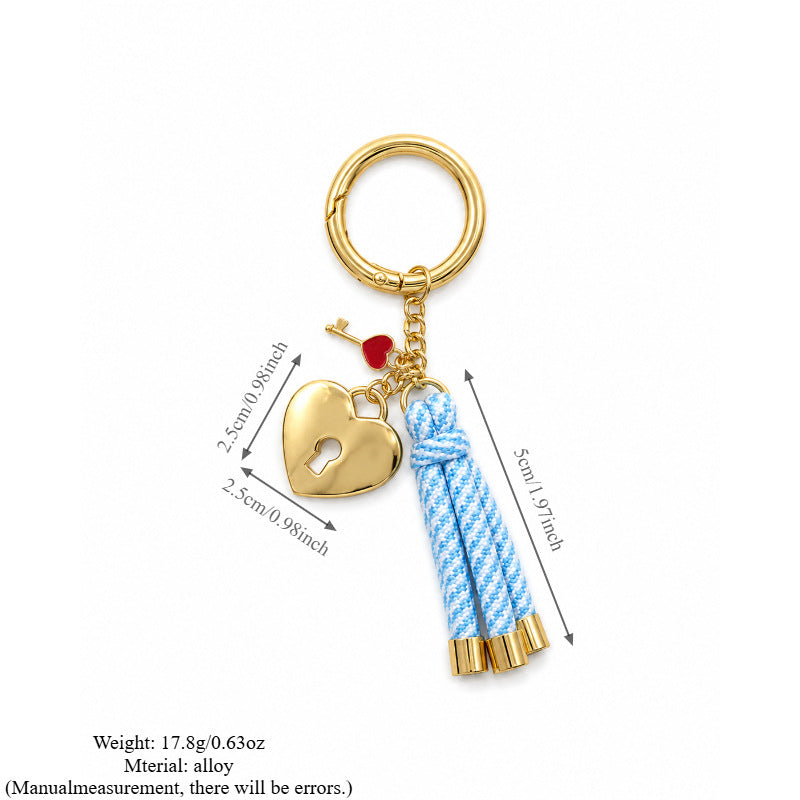 Trendy Woven Handbag Pendant Keychain Bag Charm 6W10BBC346