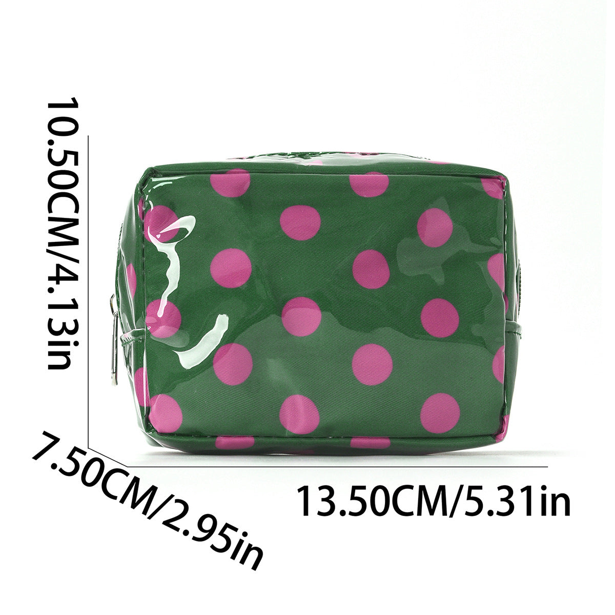 Cute Mini Polka Dots Portable Cosmetic Bag MK2BLW6C5CO15
