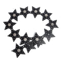 Vintage Studded Rivet Star Wide Leather Belt 6W6JBT133
