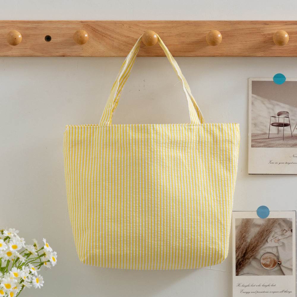 Minimalist Striped Print Large Capacity - DippedShop Wholesale - #7411