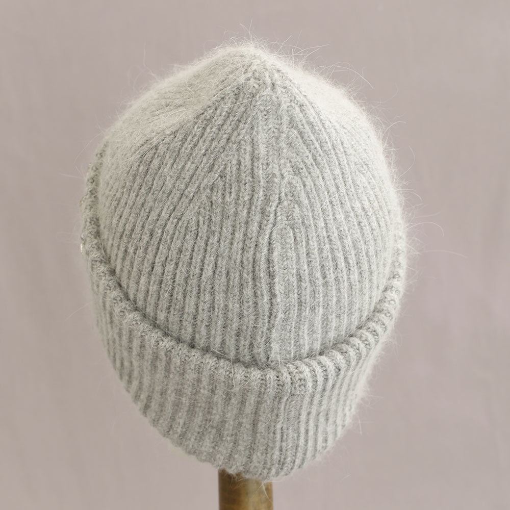 Luxury Rhinestone Angora Knit Beanie 6W6HAT696