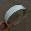 Minimalist Solid Color Glitter Satin Headband MK2SPM6W6HBD10