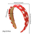Retro USA Flag Pattern Wide Hair Band 8AS6HBD66L
