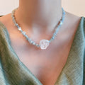Natural Stone Layered Necklace - DippedShop Wholesale - #2547