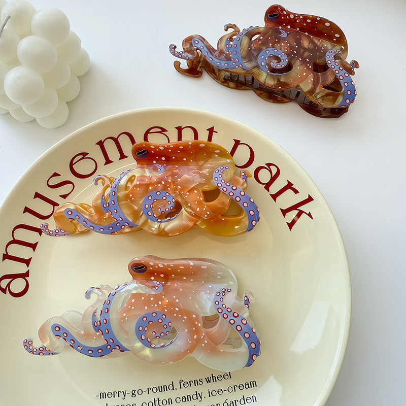 Funny Octopus Shape Acetate Ha - DippedShop Wholesale - #7267