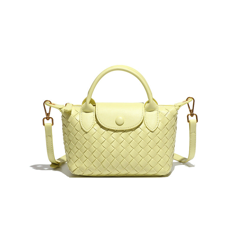Trendy Handmade Woven Dumpling Crossbody Bag 6W10BBG2422