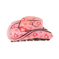 Sweet Hat Shape Cherry Print Hair Clips 8AS6HCP71L